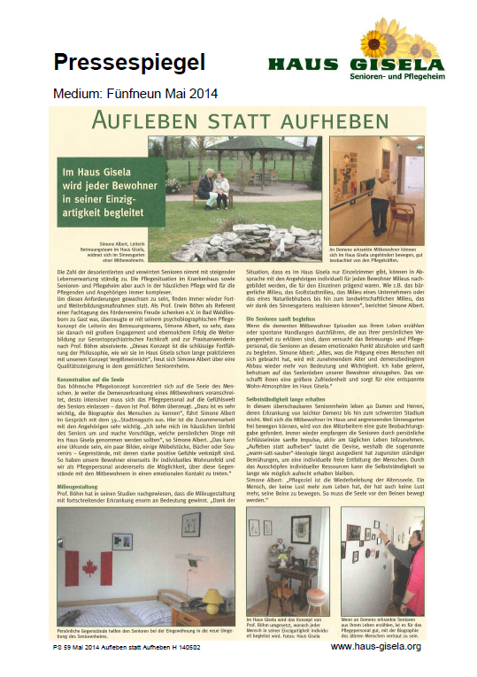 Aufleben statt Aufheben